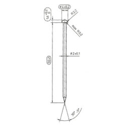 Spik 2 mm, 100 st - Bild 3