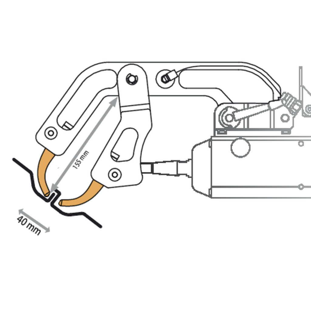 C10 Arm (inte isolerad för trånga utrymmen)