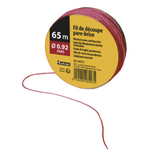 VINDRUTE-SKÄRTRÅD, NYLON, RÖD (0.92mm, 65m)