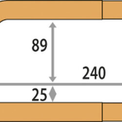 2 armar 220 mm X6 + 2 lock (typ A)