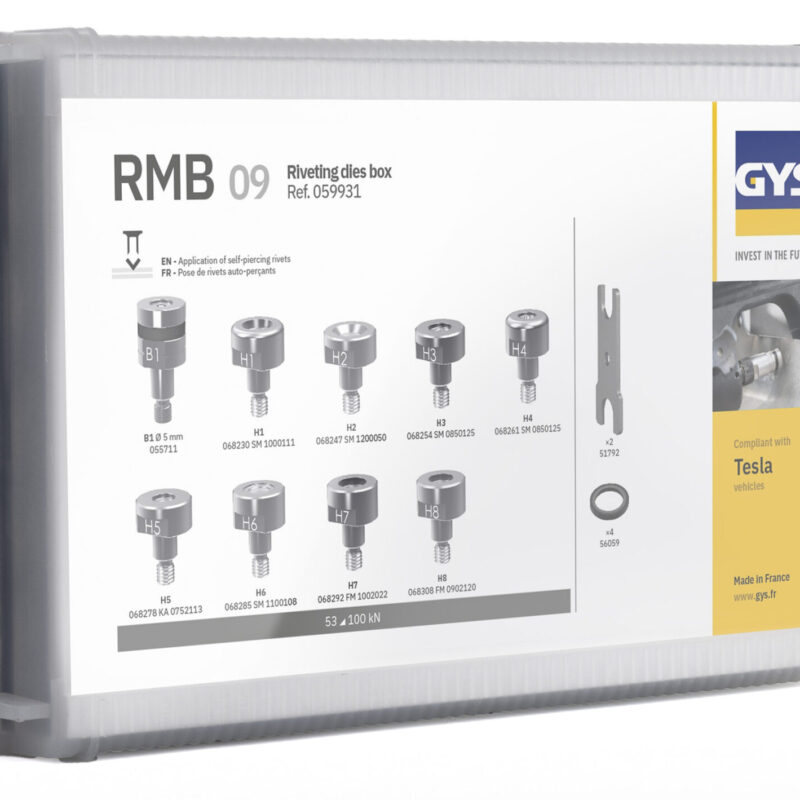DIE KIT RMB 09 (Tesla) RIVETERS 10T/10T.PP
