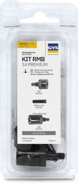 RMB 14 PREMIUM DIE KIT Ø6.0mm HighPressure RIVETERS 10T/10T.PP