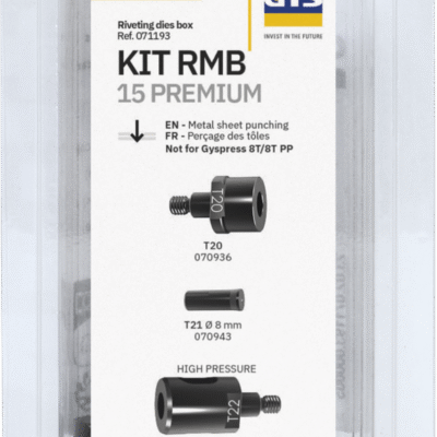 RMB 15 PREMIUM DIE KIT Ø8.0mm HighPressure RIVETERS 10T/10T.PP